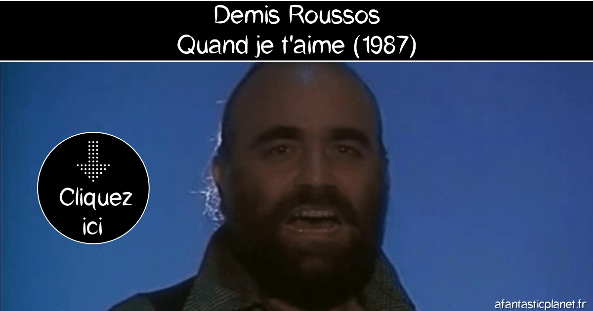 Demis Roussos Quand Je Taime 1987 Voir Le Clip